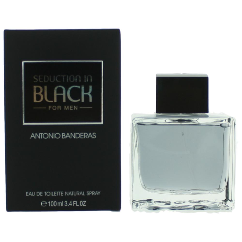 Antonio Banderas Seduction in Black by Antonio Banderas, 3.4 oz EDT Spray for Men