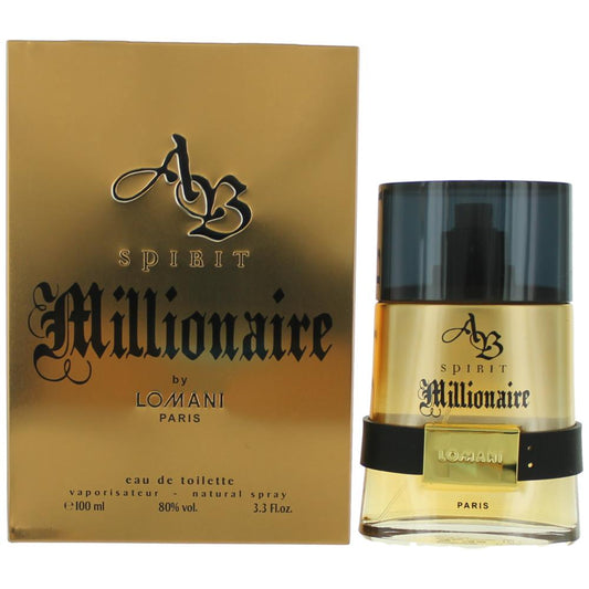 Lomani AB Spirit Millionaire by Lomani, 3.3 oz EDT Spray for Men