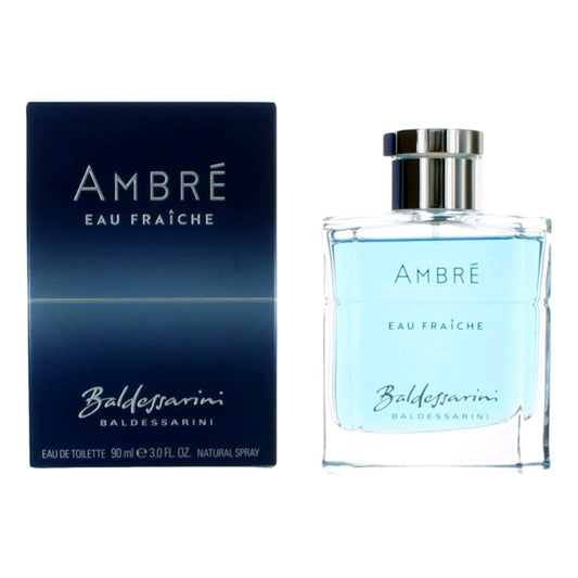 Baldessarini Baldessarini Ambre Eau Fraiche by Baldessarini, 3 oz EDT Spray for Men
