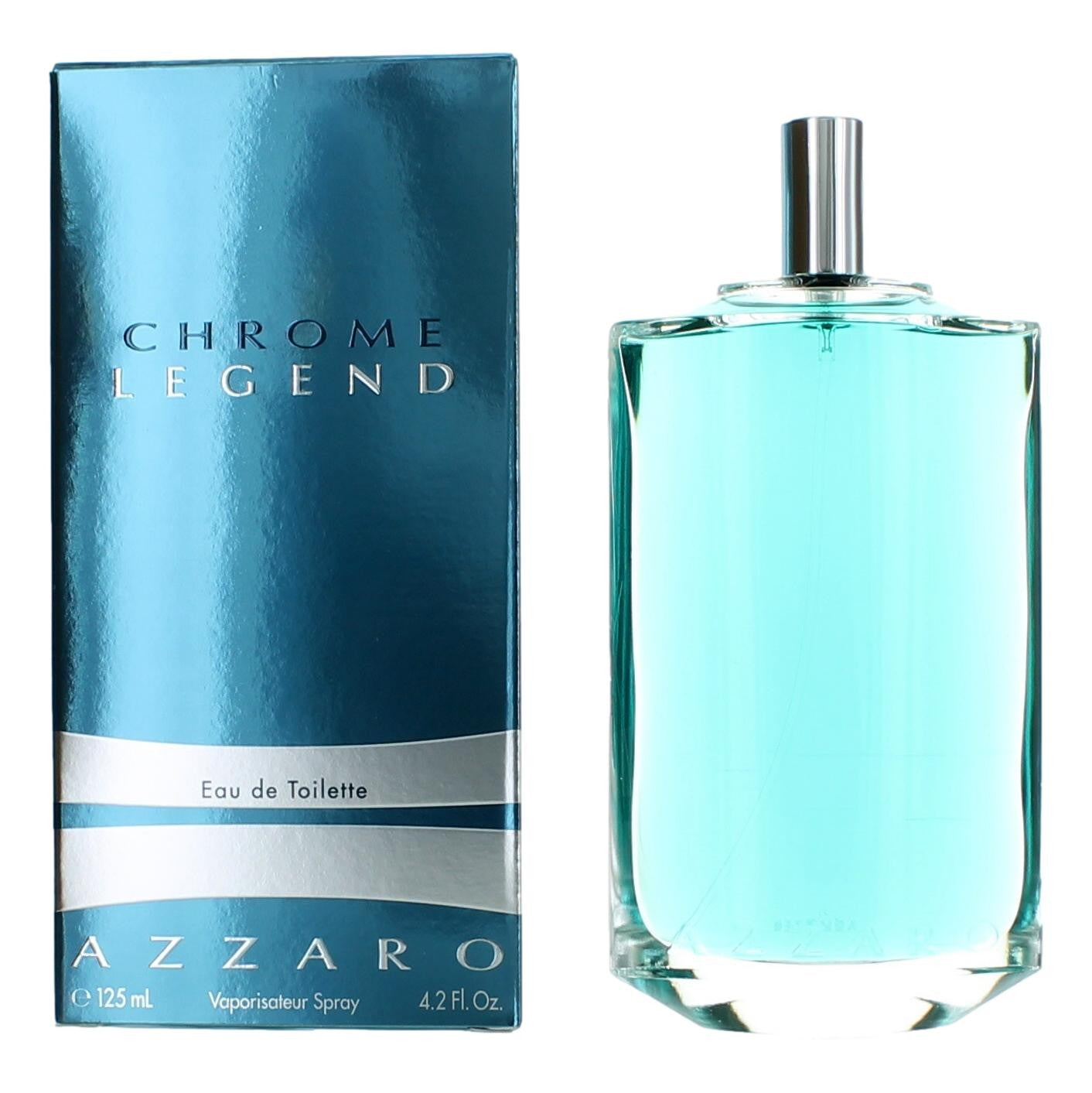 Azzaro Chrome Legend by Azzaro, 4.2 oz EDT Spray for Men