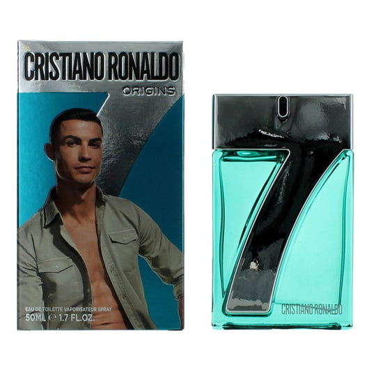 Cristiano Ronaldo CR7 Origins by Cristiano Ronaldo, 1.7 oz EDT Spray for Men