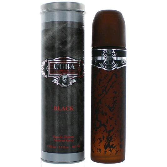 Cuba Cuba Black by Cuba, 3.3 oz EDT Spray for Men