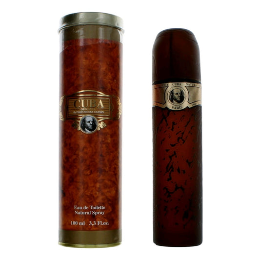 Cuba Cuba Gold by Cuba, 3.3 oz EDT Spray for Men
