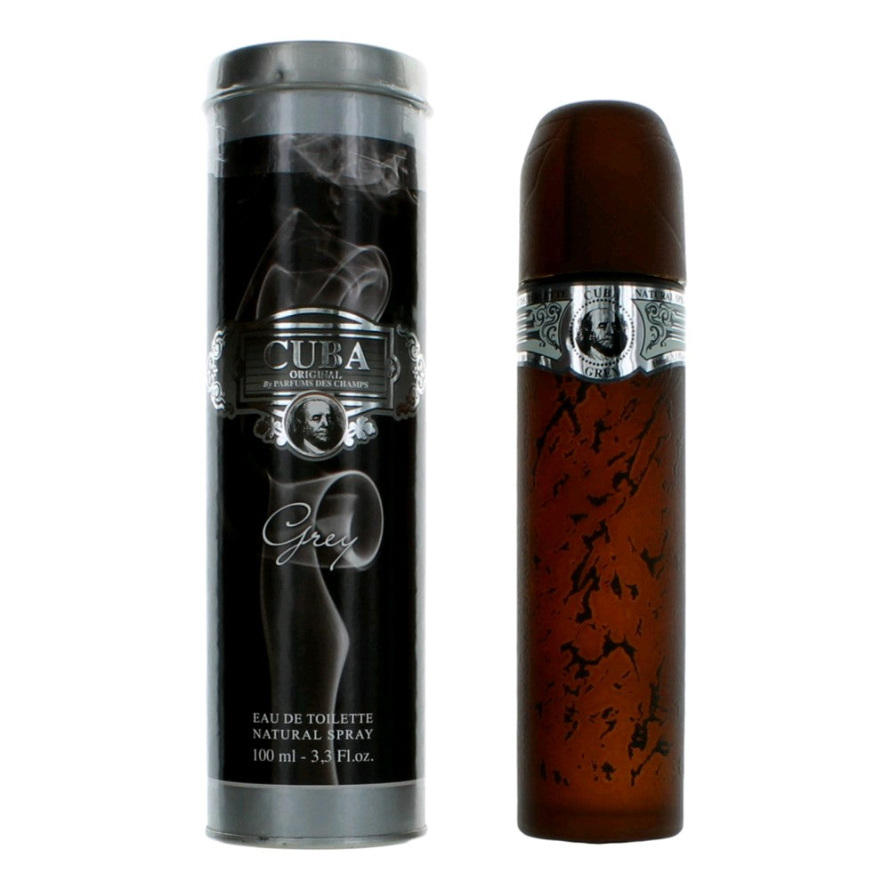 Cuba Cuba Grey by Cuba, 3.3 oz EDT Spray for Men