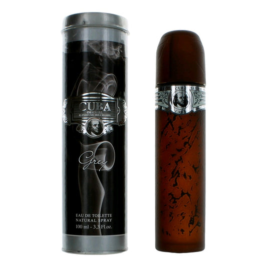 Cuba Cuba Grey by Cuba, 3.3 oz EDT Spray for Men
