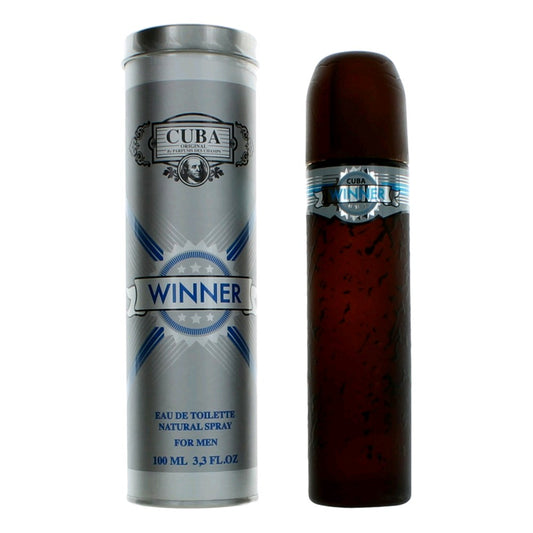 Cuba Cuba Winner by Cuba, 3.3 oz EDT Spray for Men