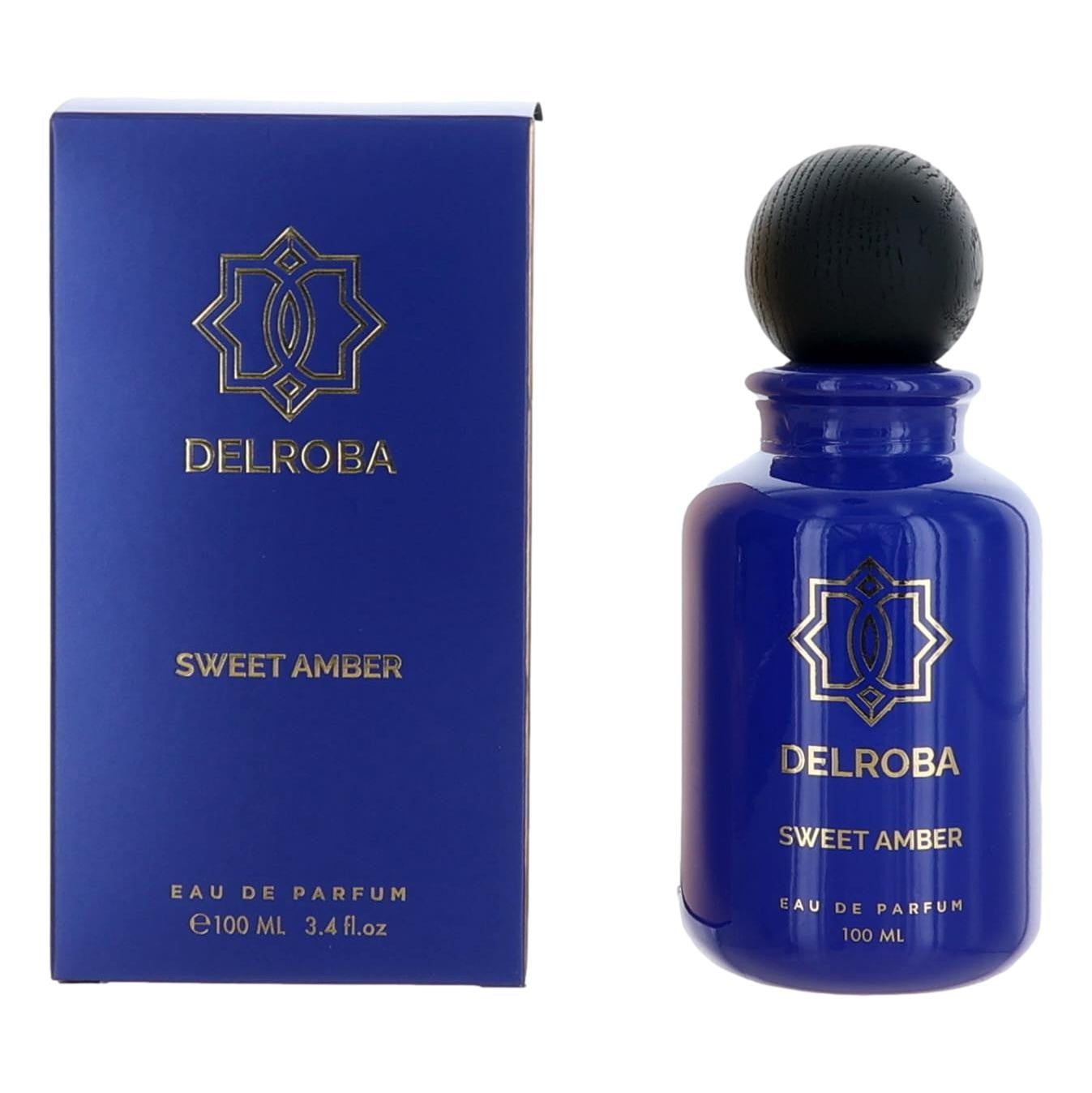 Delroba Delroba Sweet Amber by Delroba, 3.4 oz EDP Spray for Men