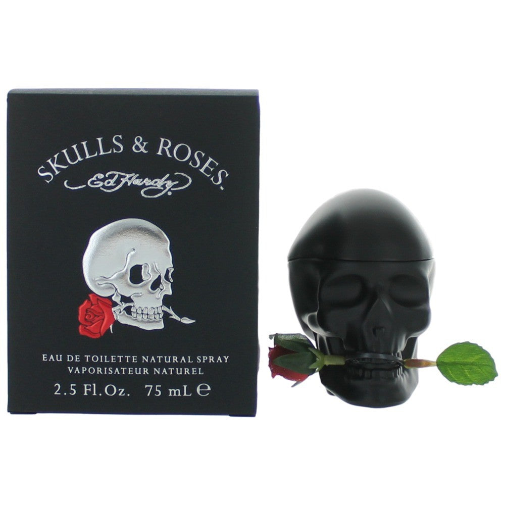 Ed Hardy Ed Hardy Skulls & Roses by Ed Hardy, 2.5 oz EDT Spray for Men