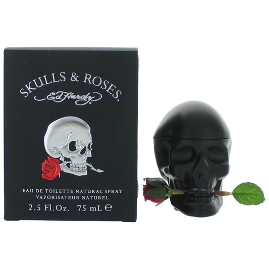Ed Hardy Ed Hardy Skulls & Roses by Ed Hardy, 2.5 oz EDT Spray for Men
