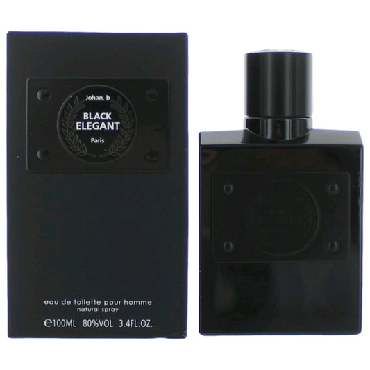 Johan.b Black Elegant by Johan.b, 3.4 oz EDT Spray for Men