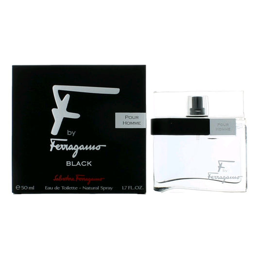 Salvatore Ferragamo F Black by Salvatore Ferragamo, 1.7 oz EDT Spray for Men
