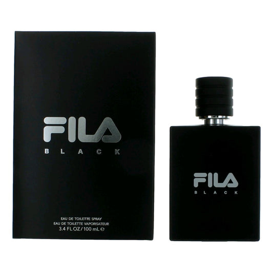 Fila Fila Black by Fila, 3.4 oz EDT Spray for Men