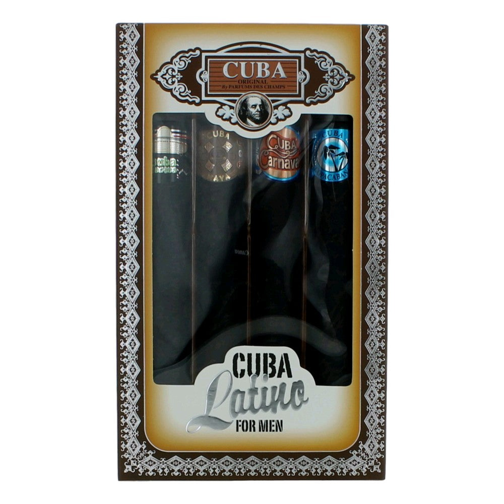 Cuba Cuba Latino by Cuba, 4 Piece Gift Set for Men