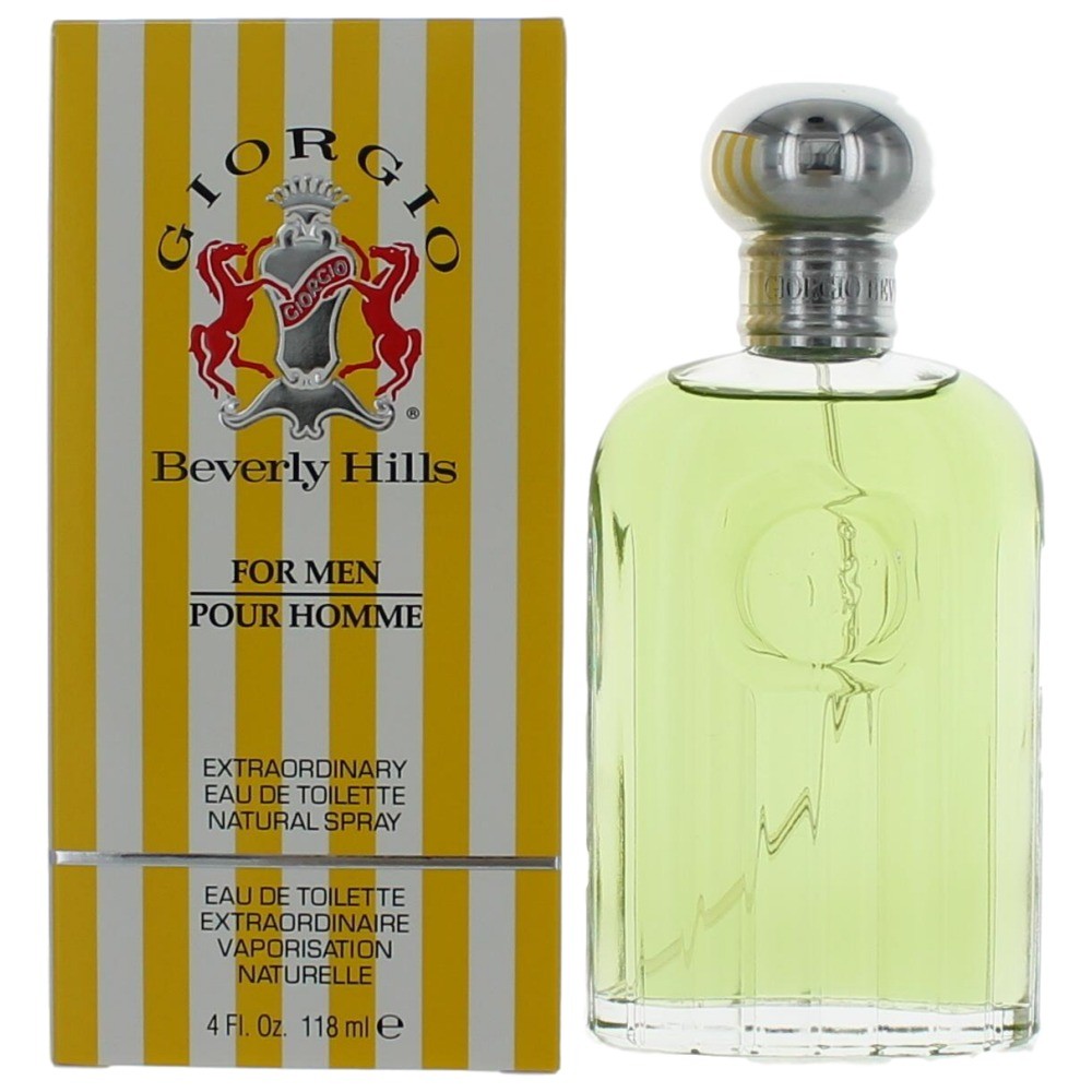 Beverly Hills Giorgio by Beverly Hills, 4 oz Extraordinary EDT Spray for Men