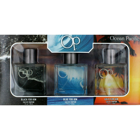 Ocean Pacific OP by Ocean Pacific, 3 Piece Fragrance Gift Collection for Men