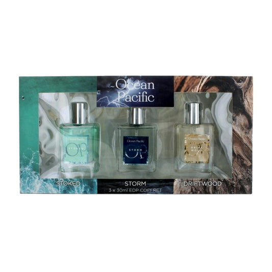 Ocean Pacific OP by Ocean Pacific, 3 Piece Fragrance Collection for Men