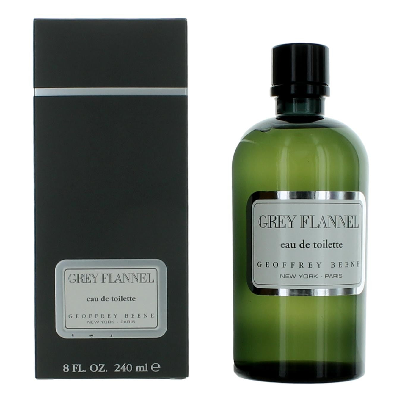 Geoffrey Beene Grey Flannel by Geoffrey Beene, 8 oz EDT Splash for Men in a Box