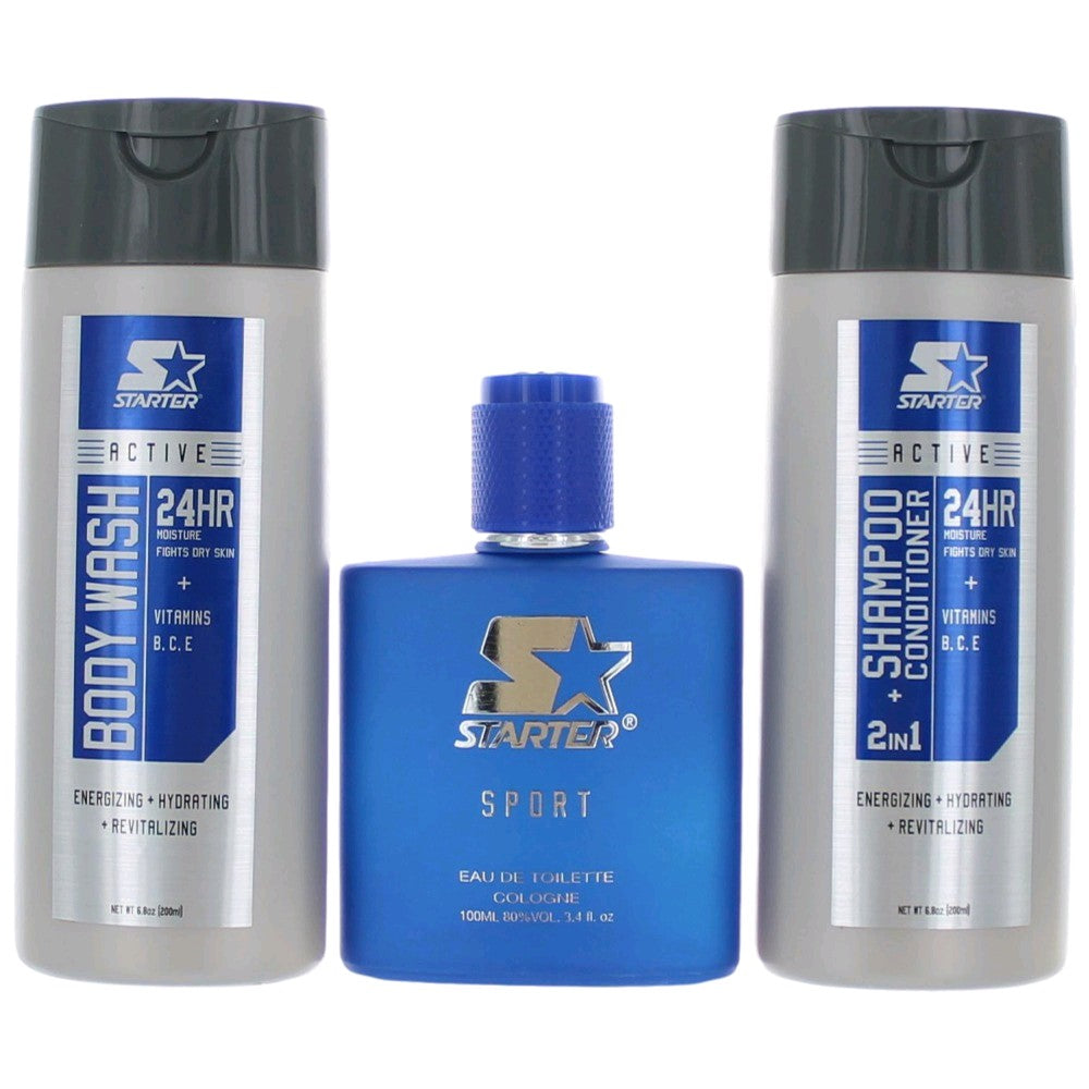 Starter Sport by Starter, 3 Piece Gift Set for Men