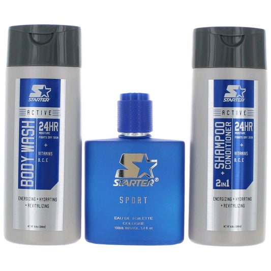 Starter Sport by Starter, 3 Piece Gift Set for Men