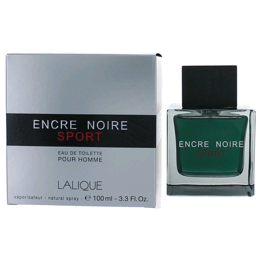 Lalique Encre Noire Sport by Lalique, 3 oz EDT Spray for Men