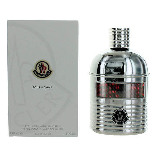 Moncler Moncler Pour Homme by Moncler, 5oz Refillable EDP Spray men with LED Screen