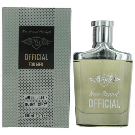 New Brand Official by New Brand, 3.3 oz EDT Spray for Men