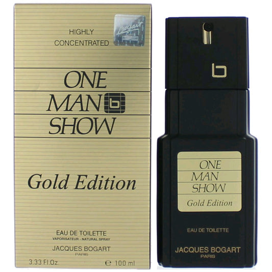 Jacques Bogart One Man Show Gold Edition by Jacques Bogart, 3.3 oz EDT Spray for Men