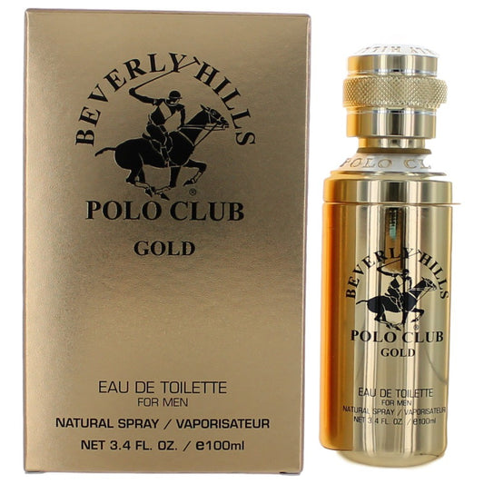 Beverly Hills Polo Club BHPC Gold by Beverly Hills Polo Club, 3.4 oz EDT Spray for Men