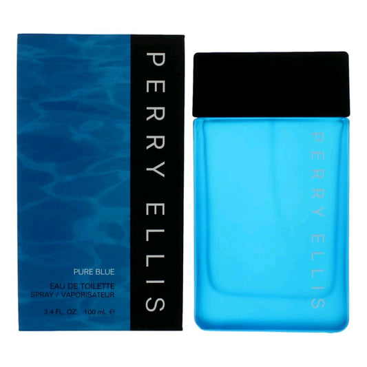 Perry Ellis Pure Blue by Perry Ellis, 3.4 oz EDT Spray for Men