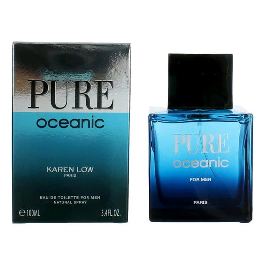 Karen Low Pure Oceanic by Karen Low, 3.4 oz EDT Spray for Men