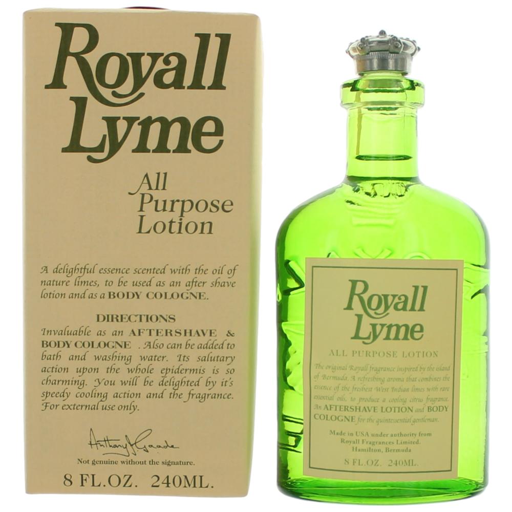 Royal Secret Royall Lyme by Royall Fragrances, 8 oz All Purpose Lotion for Men