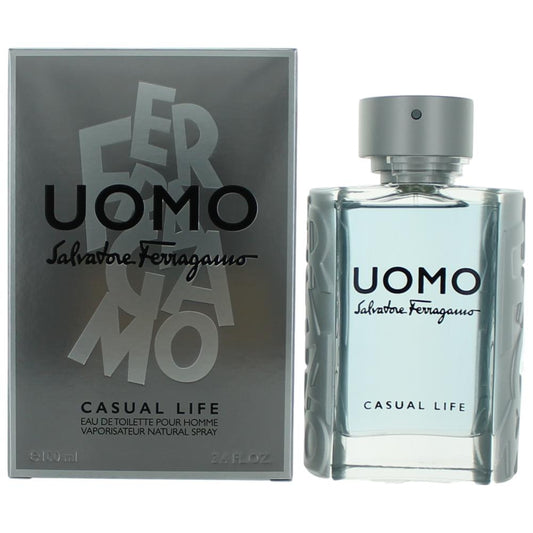 Salvatore Ferragamo Uomo Casual Life by Salvatore Ferragamo, 3.4 oz EDT Spray for Men