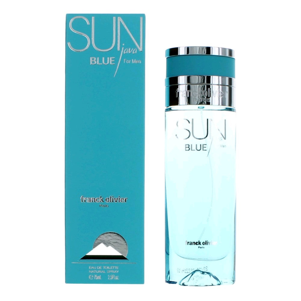 Francesco Smalto Sun Java Blue by Franck Olivier, 2.5 oz EDT Spray for Men