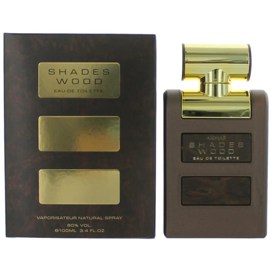 Sterling Shades Wood by Armaf, 3.4 oz EDT Spray for Men