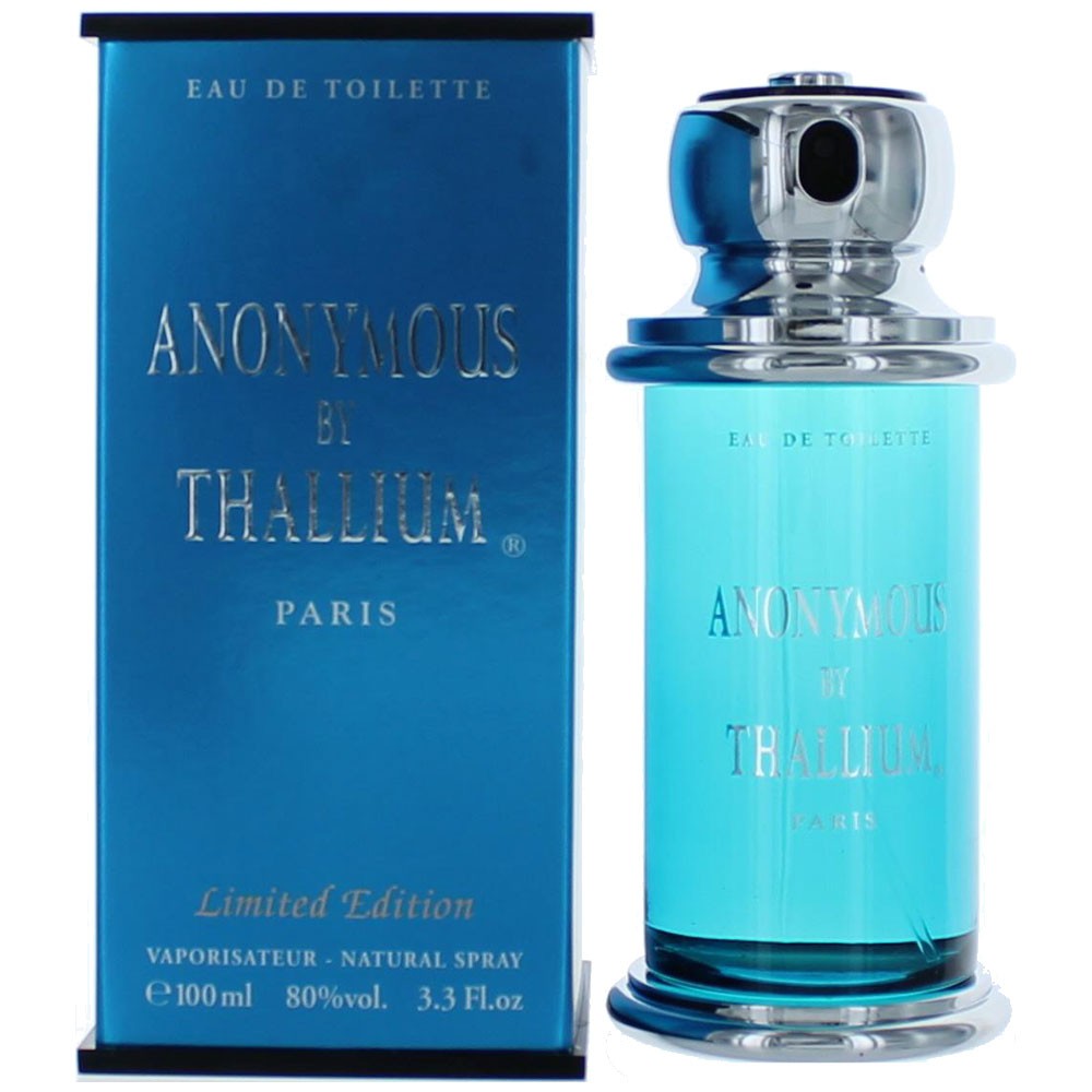 Jacques Evard Anonymous by Thallium, 3.3 oz EDT Spray for Men