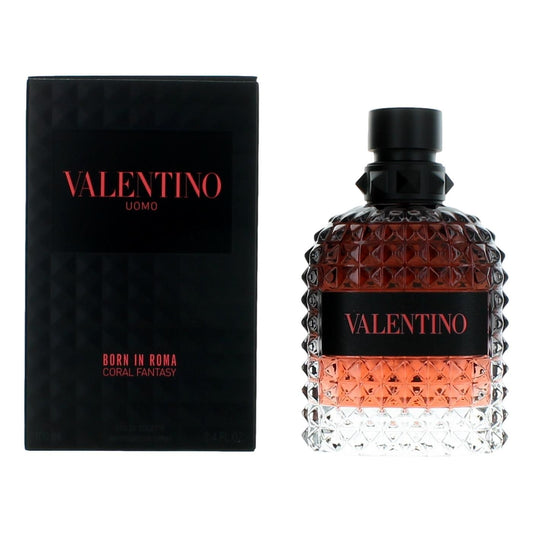 Valentino Valentino Uomo Born In Roma Coral Fantasy, 3.4oz Eau De Toilete Spray men