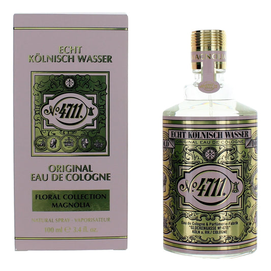 4711 4711 Floral Collection Magnolia by 4711, 3.4oz Eau De Cologne Spray for Unisex