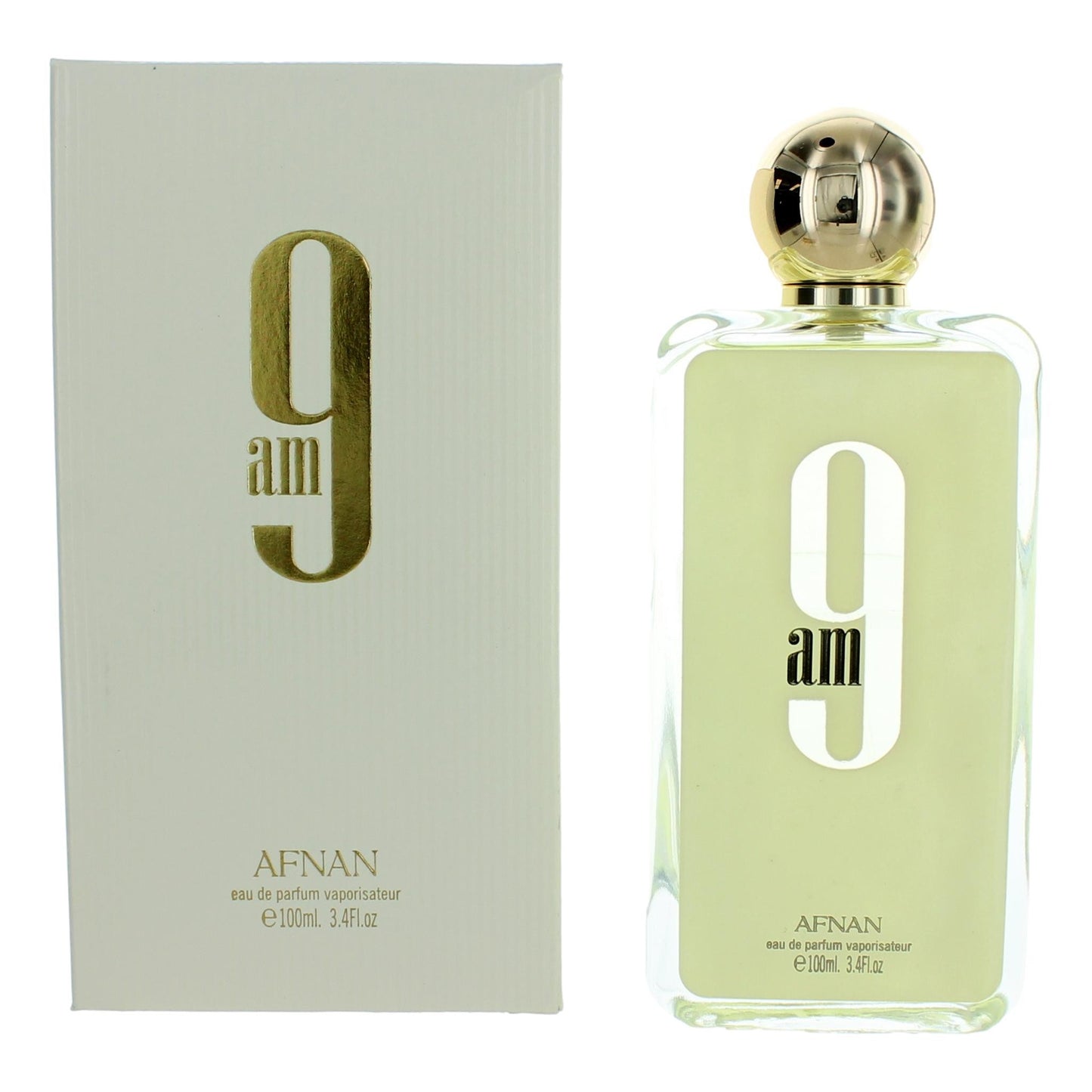 Afnan 9 AM by Afnan, 3.4 oz EDP Spray for Men