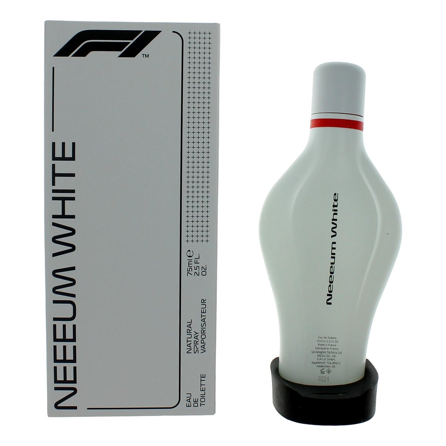 F1 Formula 1 Neeeum White by Formula 1, 2.5 oz EDT Spray for Unisex