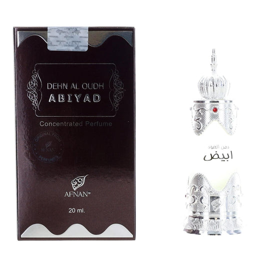 Afnan Dehn Al Oudh Abiyad by Afnan, .67 oz Perfume Oil for Unisex
