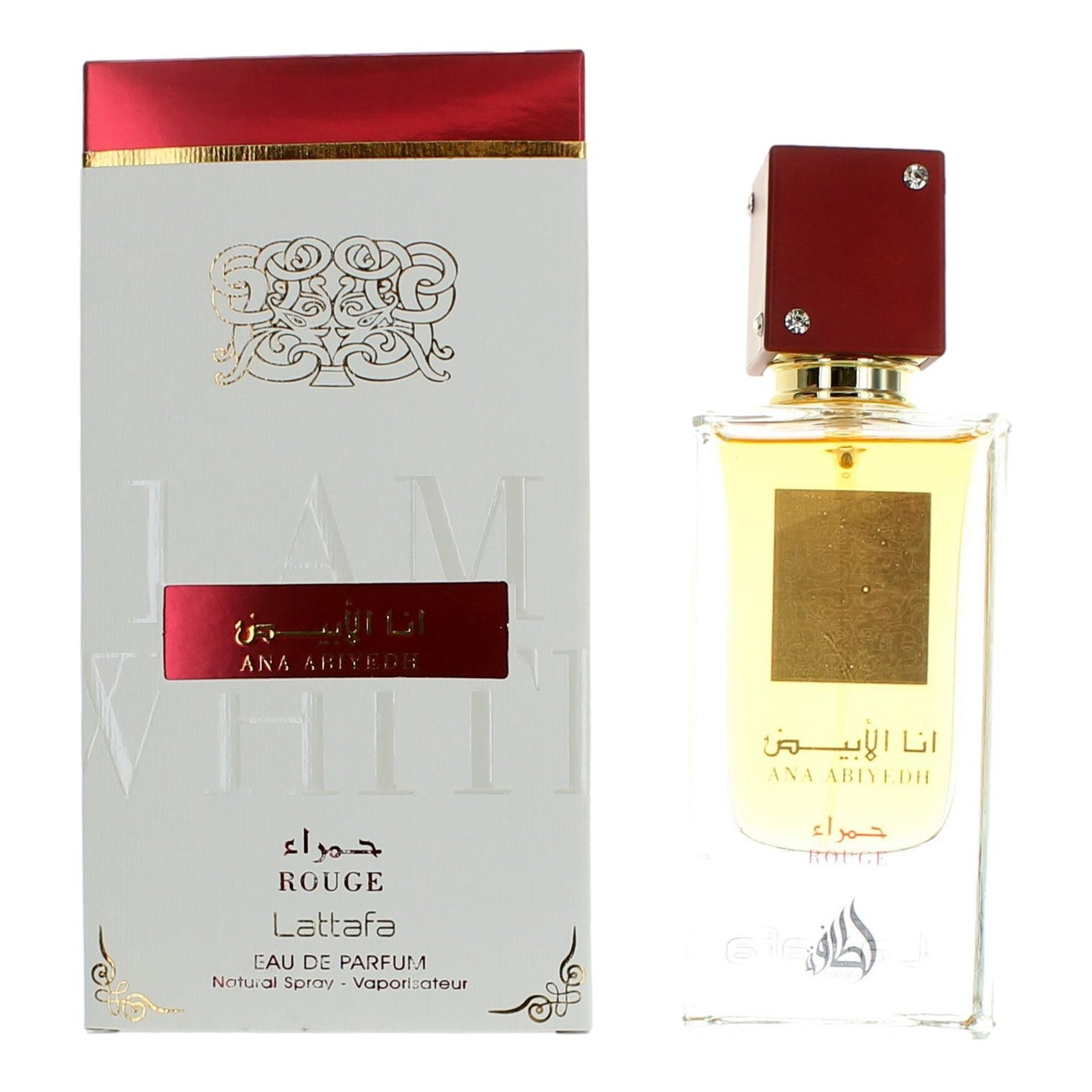 Lattafa Ana Abiyedh Rouge by Lattafa, 2 oz EDP for Unisex