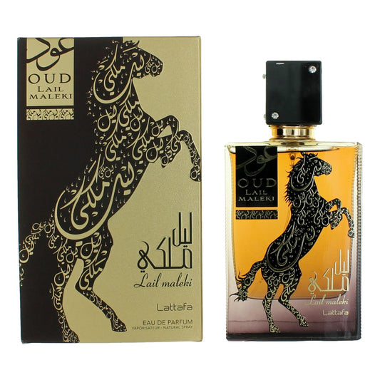 Lattafa Oud Lail Maleki by Lattafa, 3.4 oz EDP Spray for Unisex