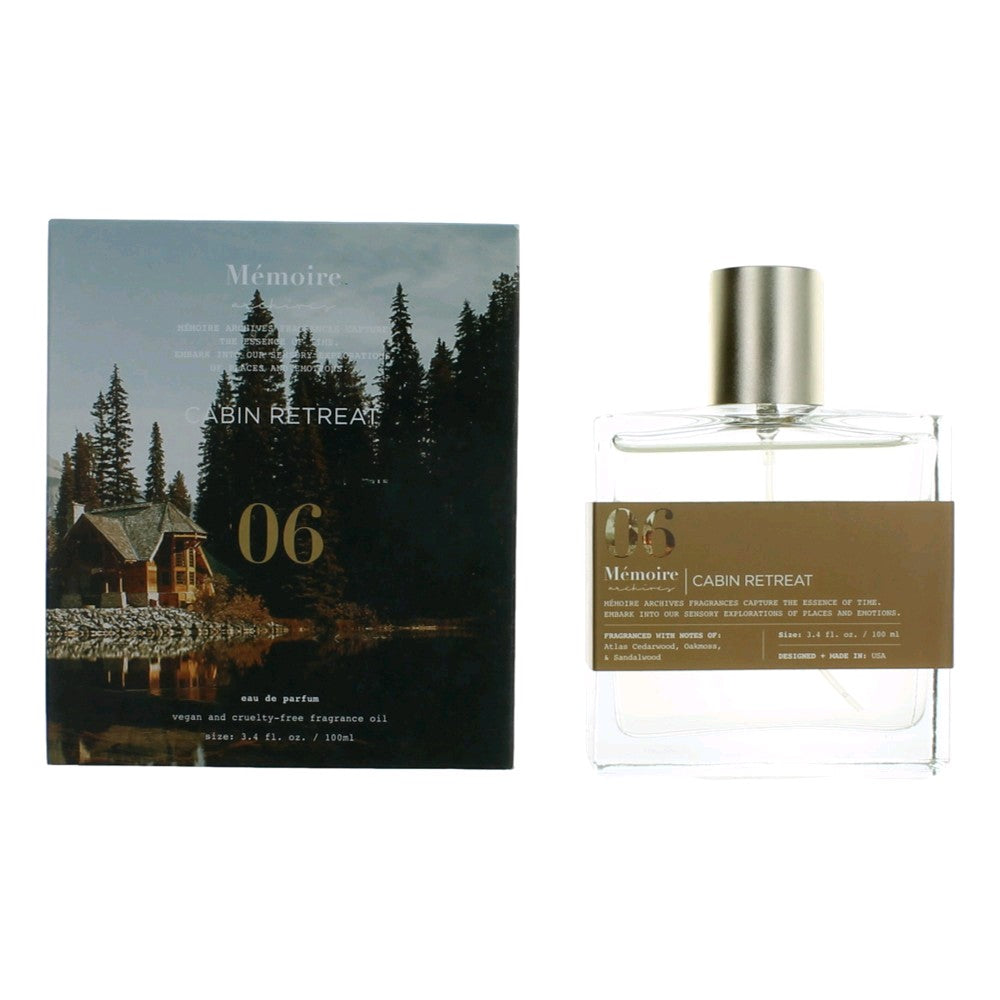 Memoire Archives Cabin Retreat by Memoire Archives, 3.4 oz EDP Spray for Unisex