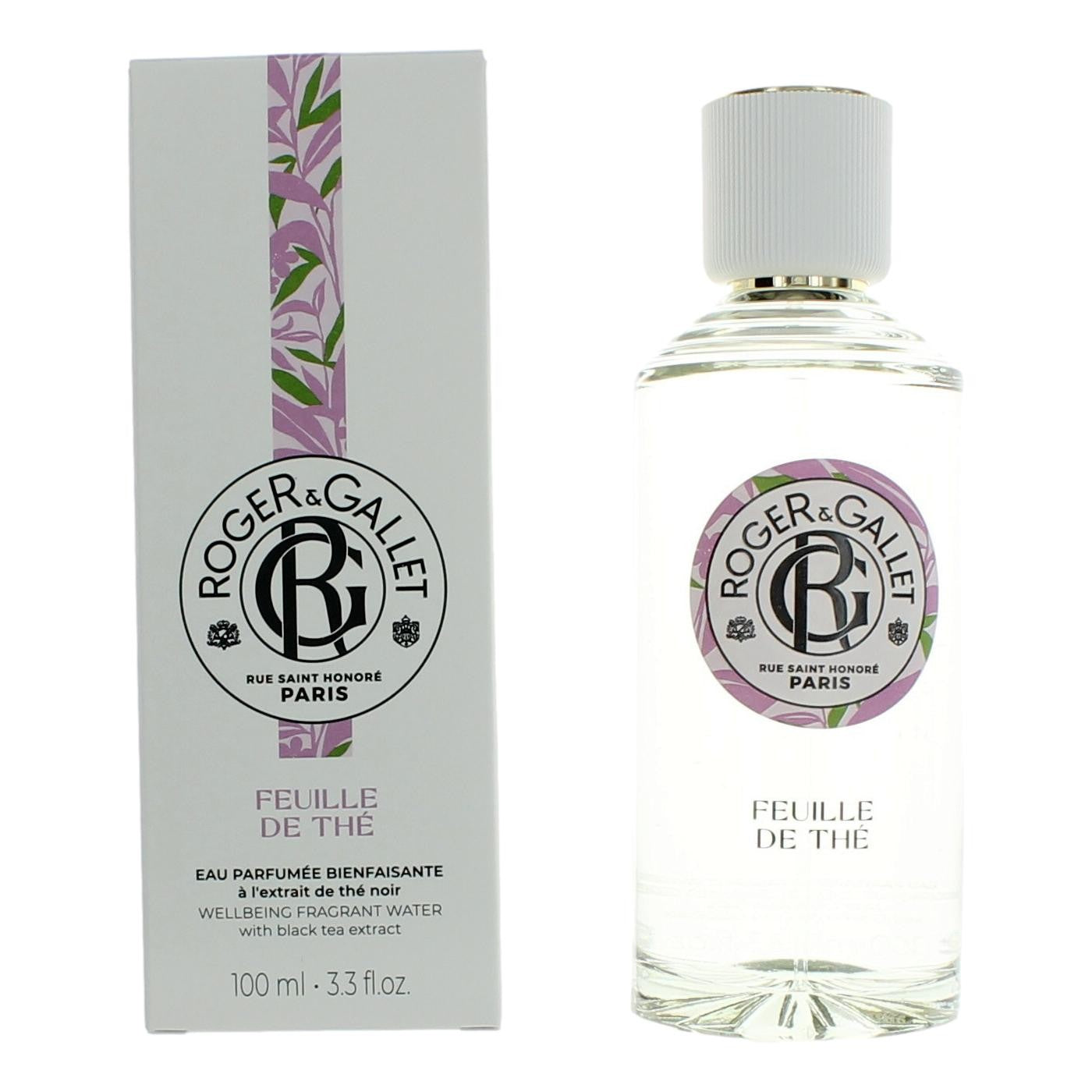 Roger & Gallet Roger & Gallet Feuille De The, 3.3oz Eau Parfumee Spray for Unisex