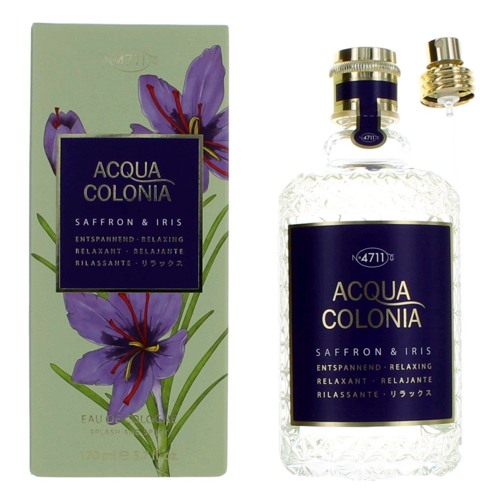 4711 Acqua Colonia Saffron & Iris by 4711, 5.7oz Eau De Cologne Spray women