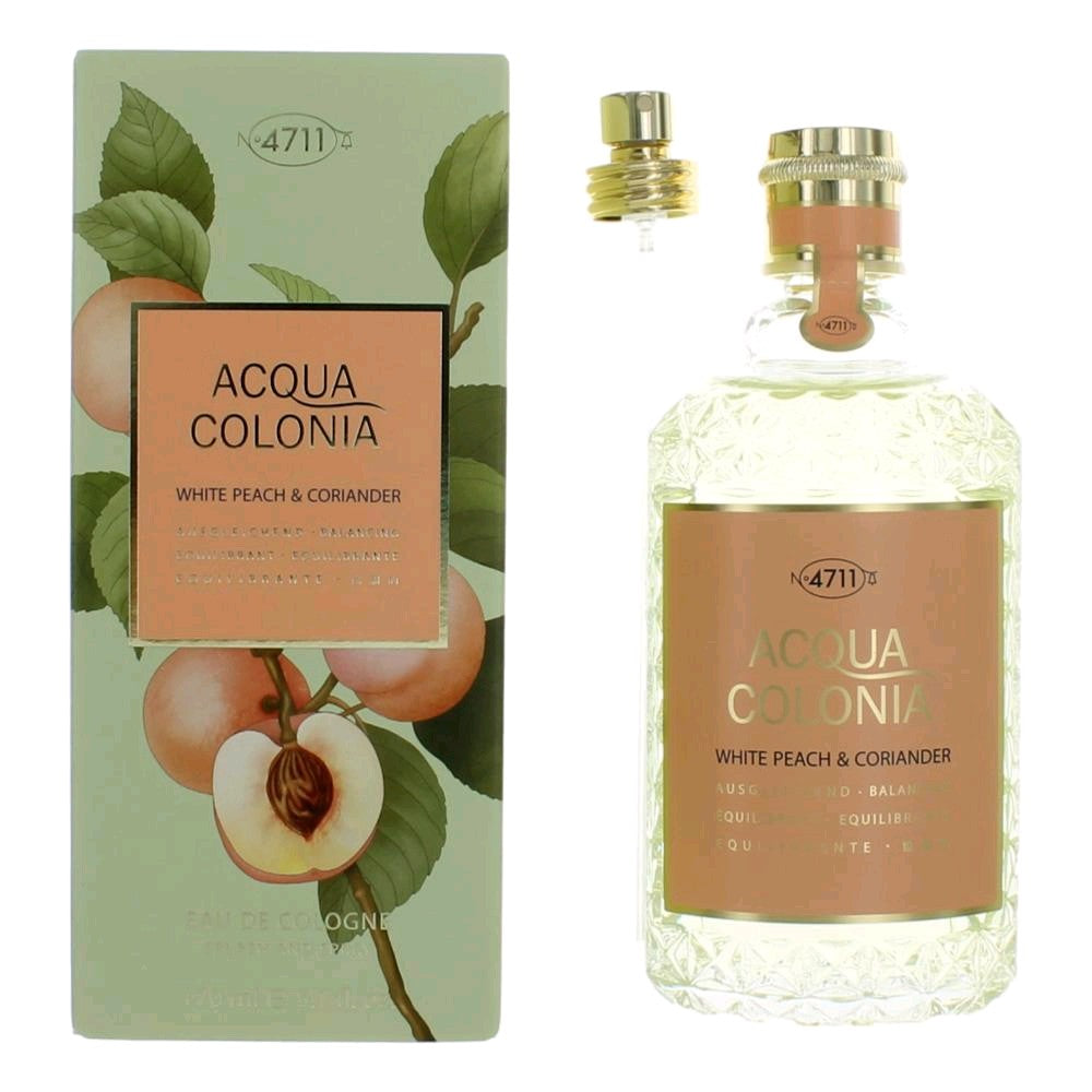 4711 Acqua Colonia White Peach & Corriander by 4711, 5.7oz Eau De Cologne Spray women