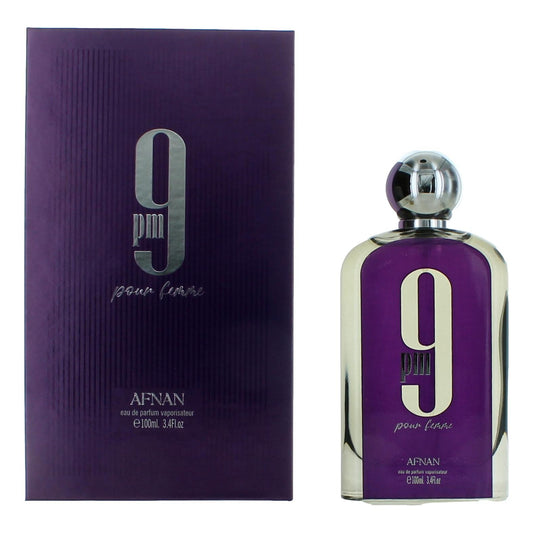 Afnan 9 PM by Afnan, 3.4 oz EDP Spray for Women