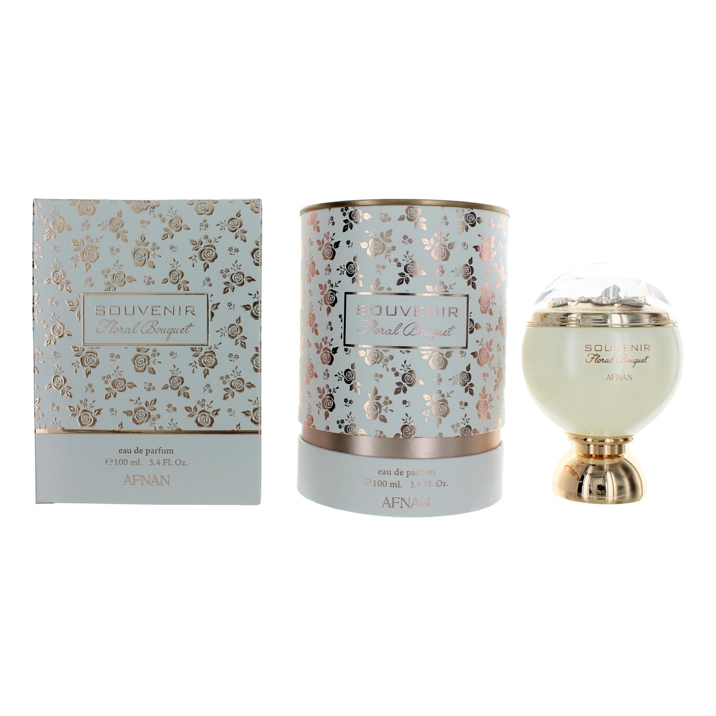 Afnan Souvenir Floral Bouquet by Afnan, 3.4 oz EDP Spray for Women