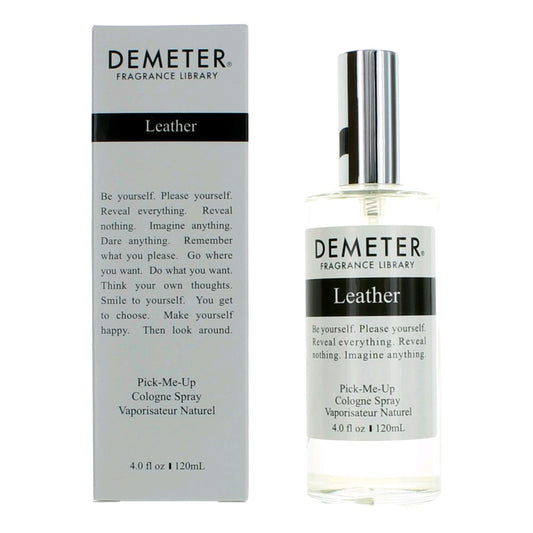 Demeter Leather by Demeter, 4 oz Cologne Spray for Men