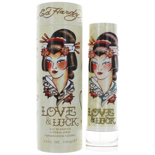 Christian Audigier Ed Hardy Love & Luck by Christian Audigier, 3.4 oz EDP Spray for Women